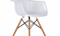SILLÓN RÉPLICA EAMES DSW PATAS DE MADERA