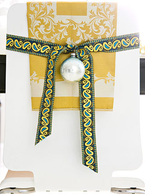 Decoración Navidad Sillas