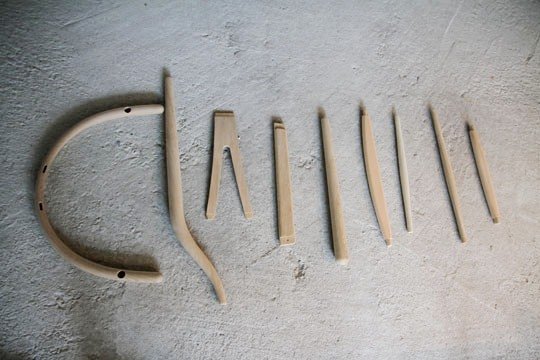 Piezas para fabricar silla Ch-24