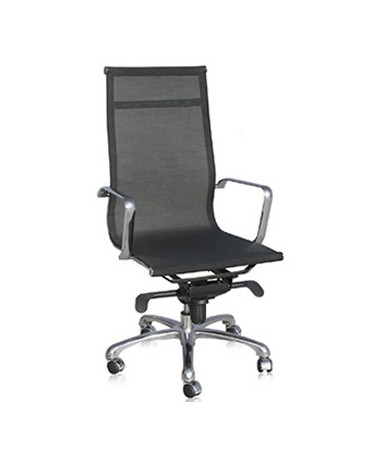 Silla de Direcci&oacute;n Napoli respaldo alto Blanco