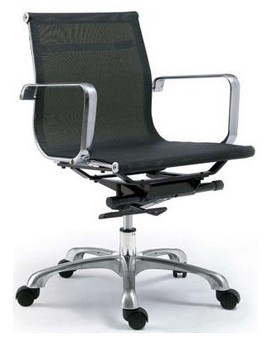 Silla de Direcci&oacute;n Napoli respaldo bajo Blanco