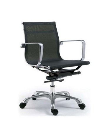 Silla de Direcci&oacute;n Napoli respaldo bajo Blanco