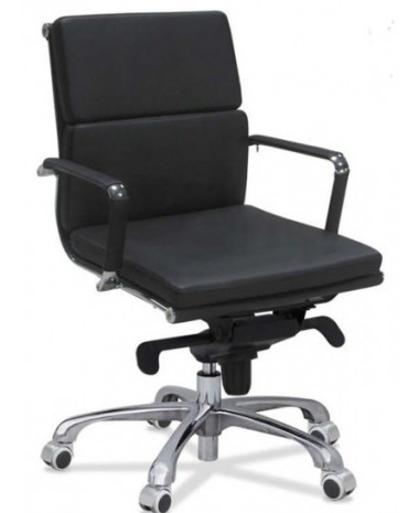 Silla de Direcci&oacute;n Pisa Respaldo Bajo Blanco