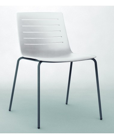 Silla Confidente Skin Blanco