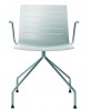 Silla Confidente Skin Ara&ntilde;a con brazo Blanco