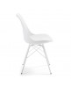 Silla Dise&ntilde;o Alf Met&aacute;lica Blanca