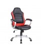 Silla oficina deportiva M&oacute;naco roja y negra