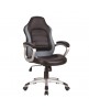 Silla oficina deportiva M&oacute;naco gris y negra