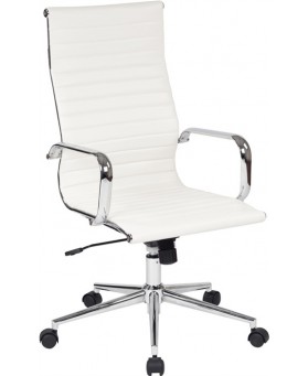 Silla de Direcci&oacute;n G&eacute;nova  New respaldo alto Blanco