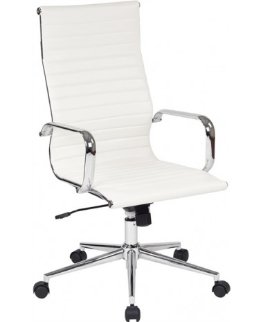 Silla de Direcci&oacute;n G&eacute;nova  New respaldo alto Blanco