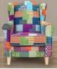 Sill&oacute;n orejero Patchwork incluido env&iacute;o a Alemania