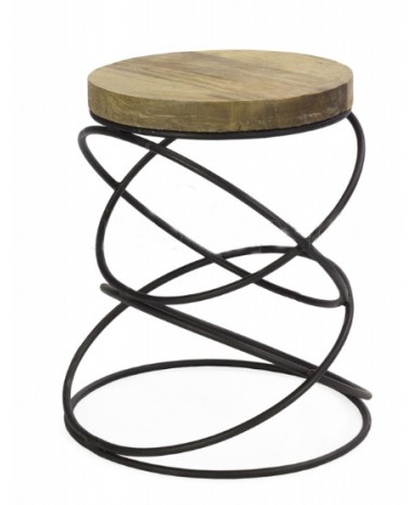Taburete Vintage Zig Zag
