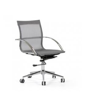 Silla direcci&oacute;n London malla respaldo bajo