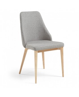 Silla n&oacute;rdica Corinda gris claro
