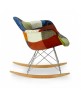 Silla dise&ntilde;o mecedora Tower Patchwork