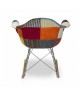 Silla dise&ntilde;o mecedora Tower Patchwork
