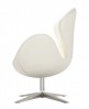 Sillón diseño Swan polipiel  blanca