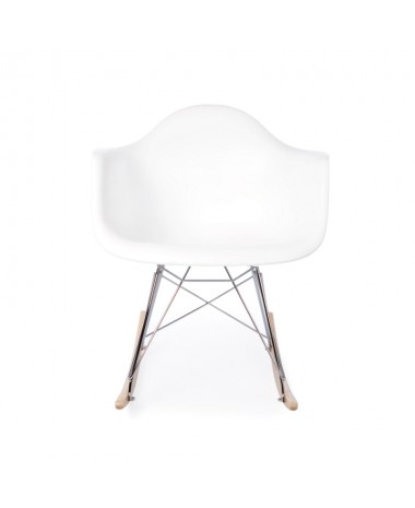 Silla dise&ntilde;o mecedora Tower Blanco