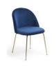 Silla vintage Myst gold azul