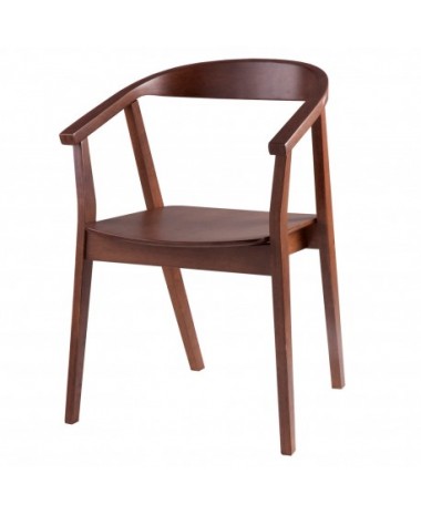 Silla madera Arcana nogal