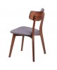 Silla madera Sinai nogal gris Dark