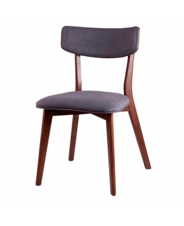 Silla madera Sinai nogal gris Dark