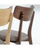 Silla madera Sinai nogal gris Dark