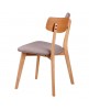 Silla madera Sinai roble beig