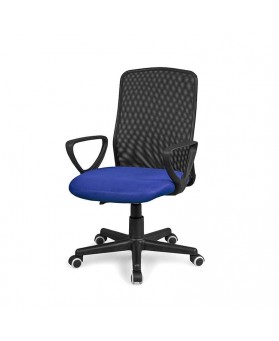 Silla oficina operativa Mesh azul