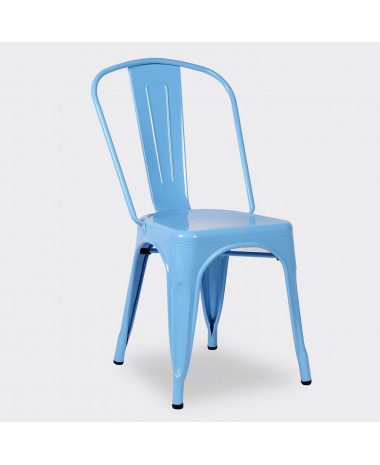 Silla Dise&ntilde;o Vintage Tol Azul