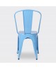 Silla Dise&ntilde;o Vintage Tol Azul