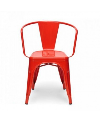 Silla Dise&ntilde;o Vintage Max Rojo