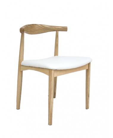 Silla N&oacute;rdica Rep. Wegner Elbow CH 20 Blanco